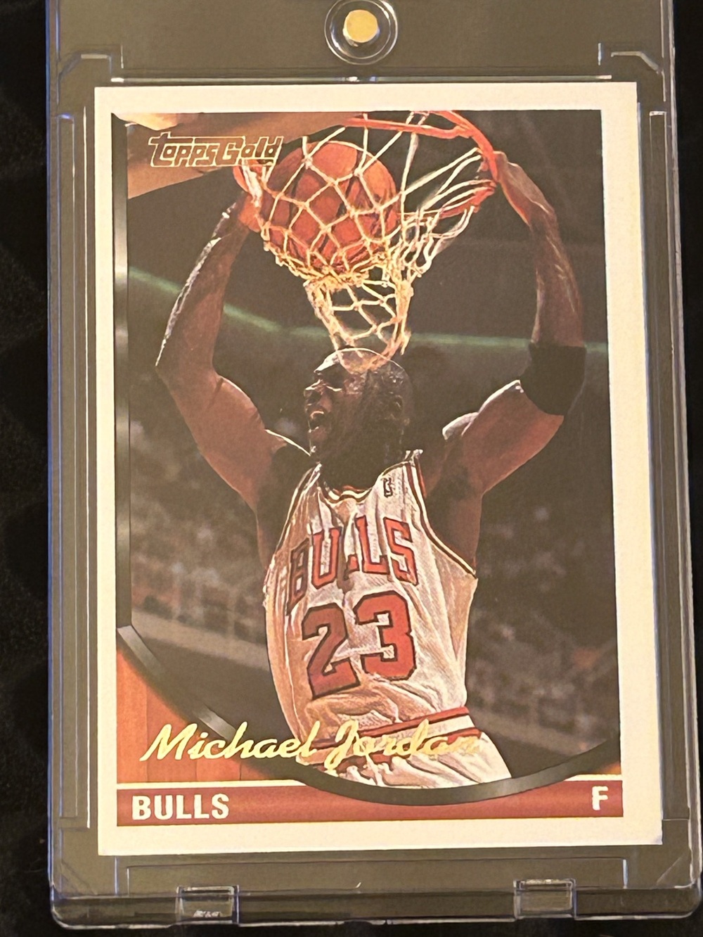 Michael Jordan 1992-93 Topps Gold Basketball-Chicago Bulls